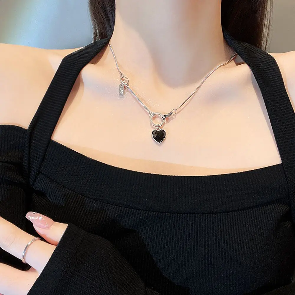 Романтическое ожерелье с подвеской в виде сердца милое маленькое свежего