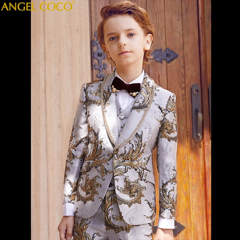

Boys Suits For Weddings Suit Kid Birthday Party Costume Pageant Dresses For Children Formal Boy's Evening Dress Teenager Clothes