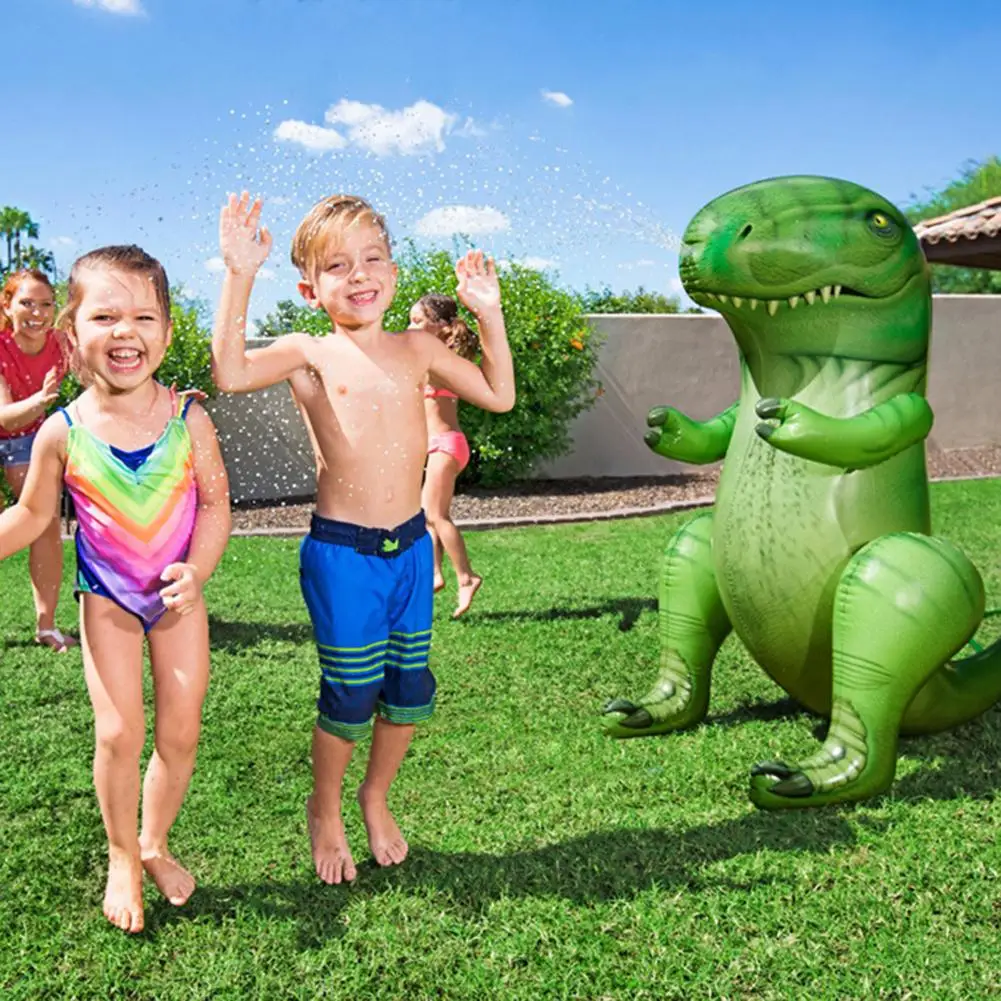 Динозавр, водная лампа, надувная водная игрушка T-Rex для малышей, Детская уличная игрушка для сада, двора, бассейна от AliExpress RU&CIS NEW