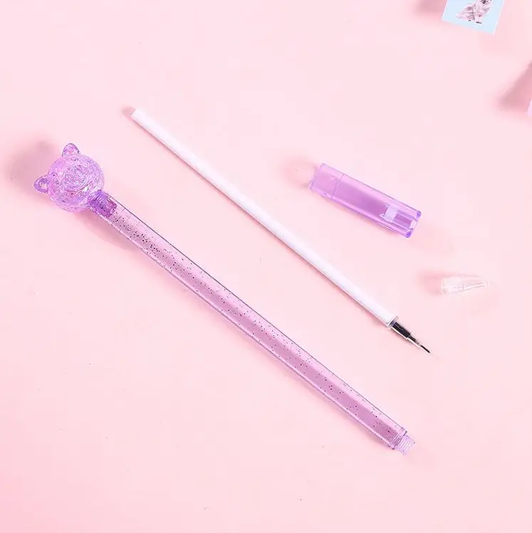 Милая свинья прозрачная ручка для студентов рекламный подарок канцелярские