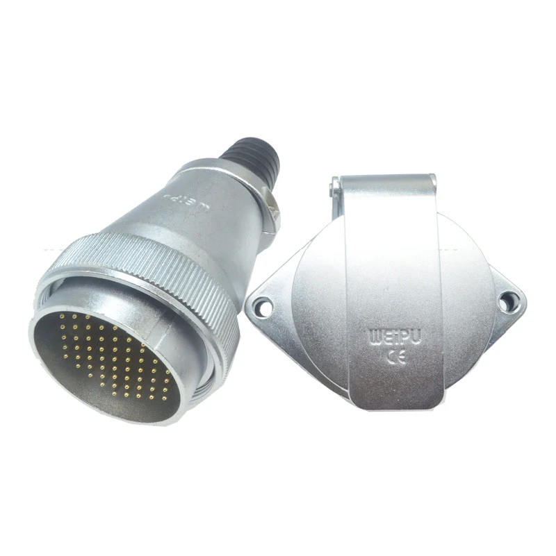 Оригинальный Weipu коннектор WS55 TQ + ZG 4 7 40 53 61 Pin штекер втулки кабеля гнездовой 2