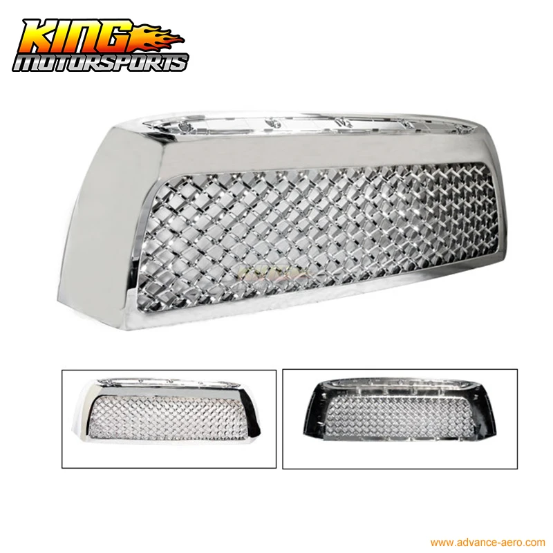 Подходит для 07 09 Toyota Tundra хромированная сетчатая решетка гриля новинка 2007 2008 2009