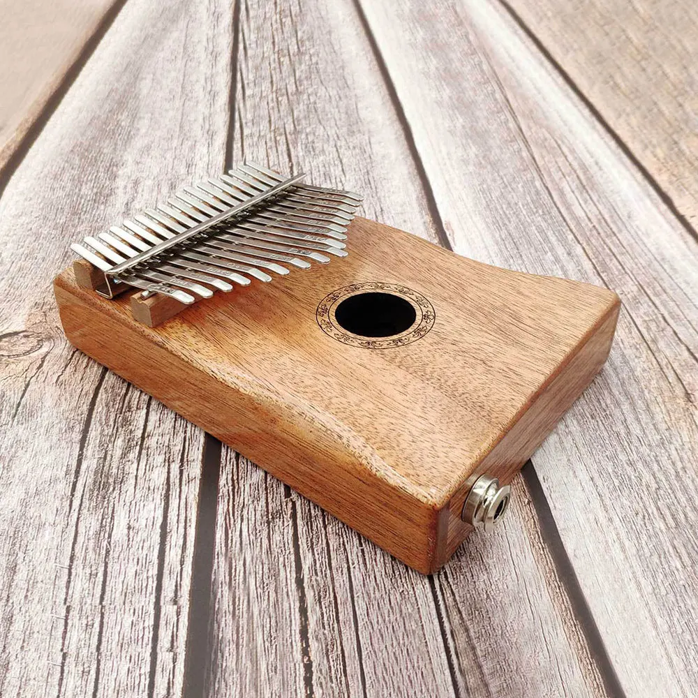 

Small Musical Instrument Finger Instrument Portable 17 Keys Kalimba Thumb Piano