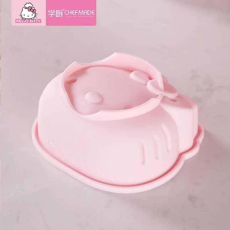 CHEFMADE hello kitty Кухня 4 дюймов/6 дюймов торт силиконовые формы блистер пудинг ураган мусс на пару выпечки помадные формы