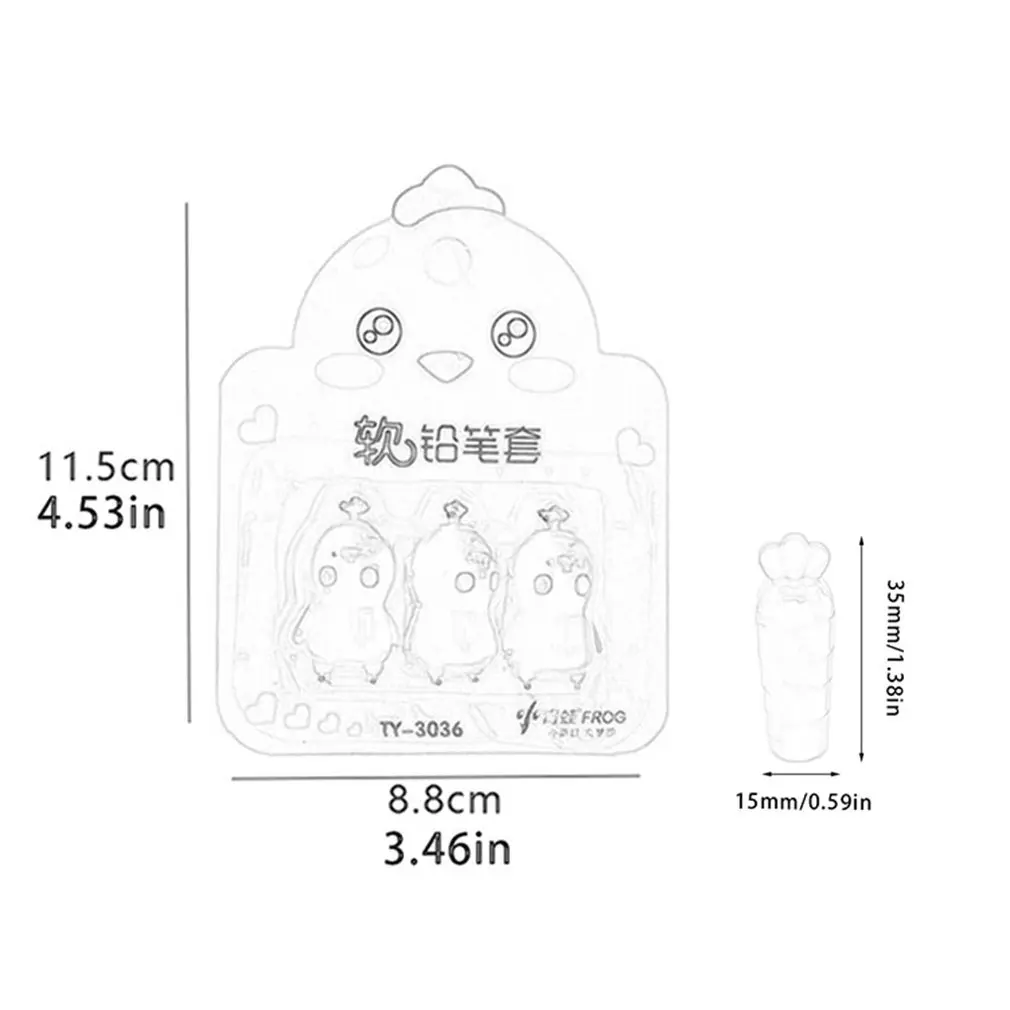 3 шт./упак. детскую ручку установить студенческий карандаш протектор Принцесса