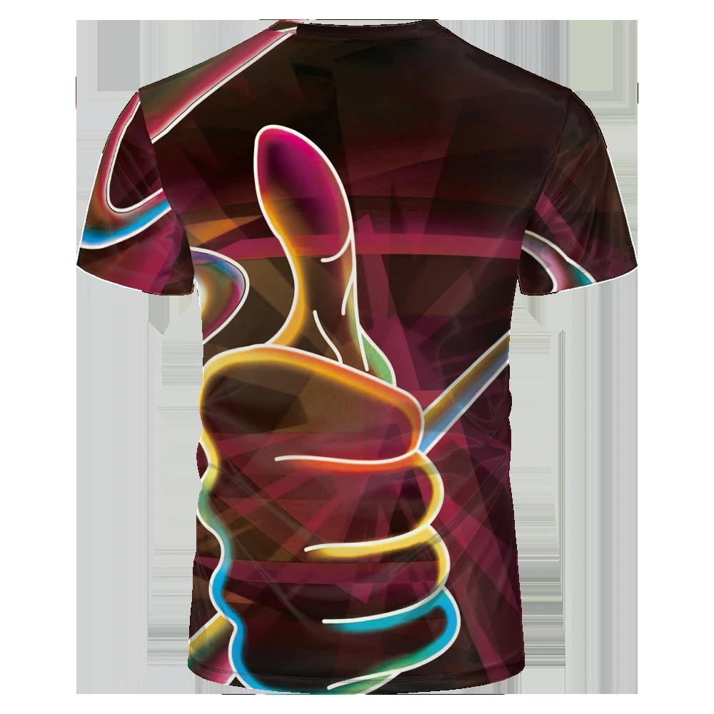 

Men's T-shirts, Printed Thumbs, New Products Ladies, Summer Plus Size Breathable (available In Many Colors)