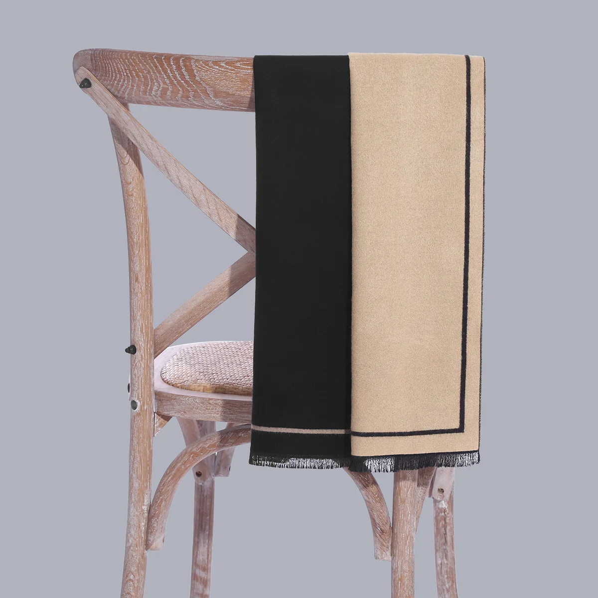 Мужской шарф в Корейском стиле модный пуховой высокого качества Подарочный