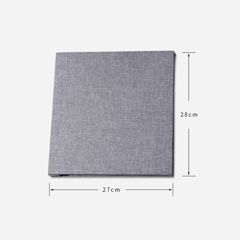 Самоклеящийся альбом для фотографий Обложка из льняной ткани в деревенском