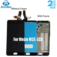 for meizu m5s meilan 5s lcd display with touch screen digitizer assembly replacement with frame 5 2 inch 1280720p
