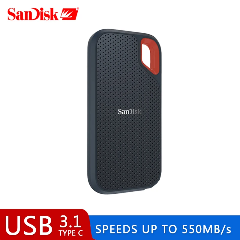 SanDisk Портативный внешний SSD 1 ТБ 500GB 250GB 550M внешний жесткий диск SSD USB 3,1 HD SSD жесткий диск твердотельный диск для ноутбука