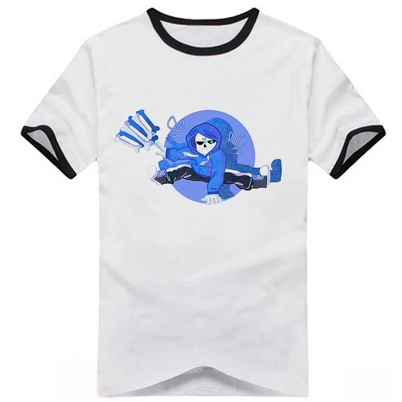 Лидер продаж Подлинная Рубашка для игр фриск Санс Чара унисекс игра ролевая