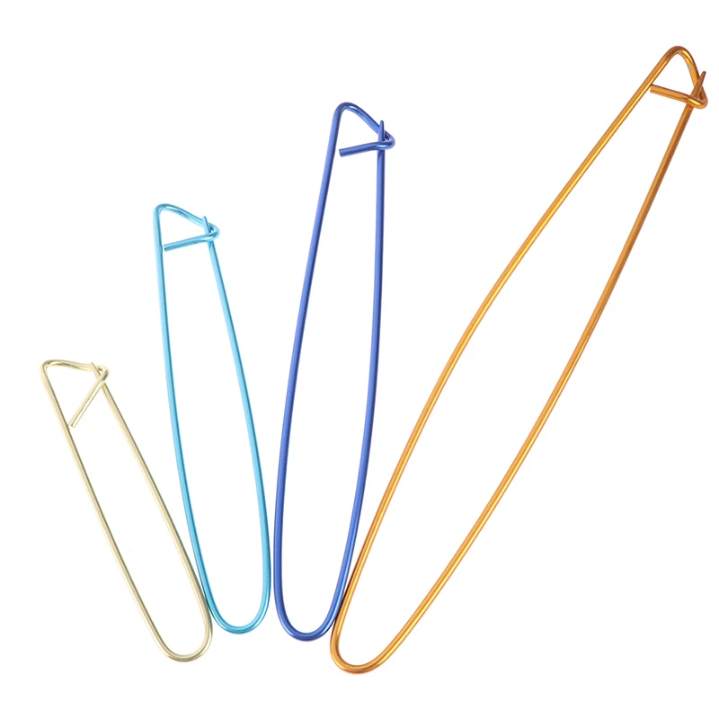 Алюминиевые Стальные держатели для вязания маркеры игл крючки крючком 1 шт.