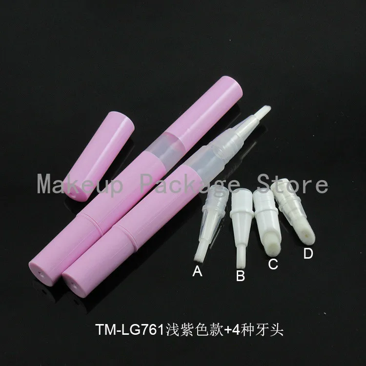 

10/30/50/100pcs 2.5ml Empty White Foundation Liquid Revolving Nail Oil Pen Essential Oil Pen Cosmetic Oil Filling Pen Lip Gloss