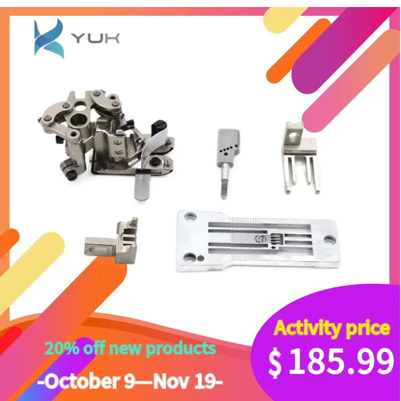

4-pin 6-thread Presser Foot Pegasus Shingling 452 Double-cut Wide Knife Presser Foot Double-cut Wide Knife Presser Foot