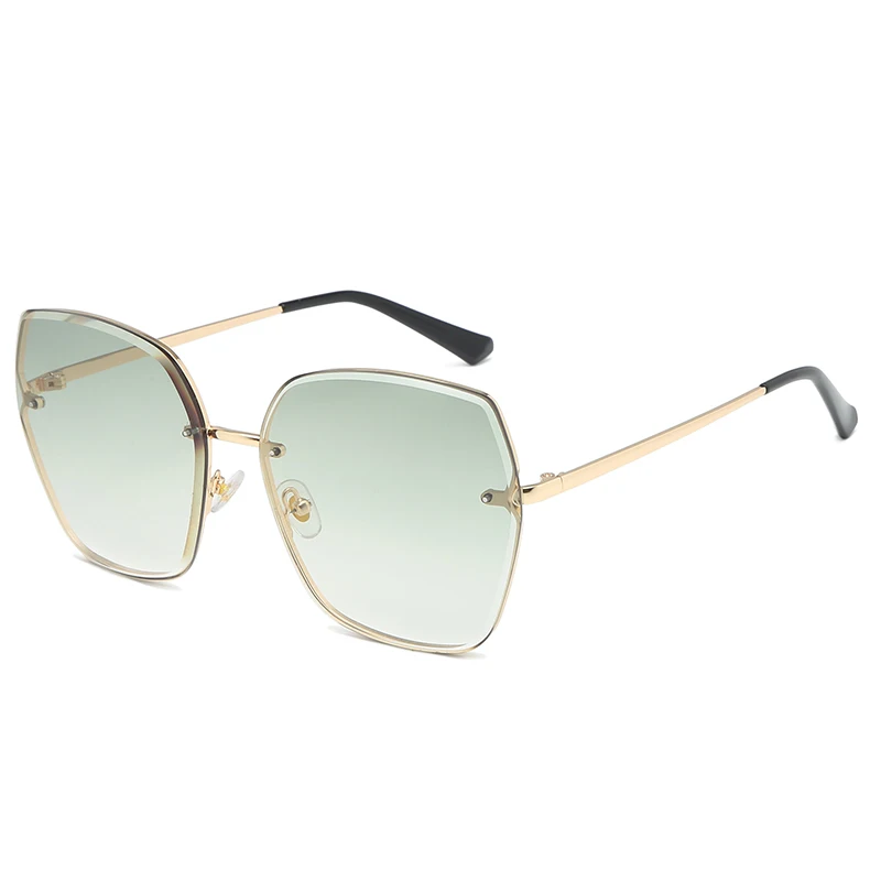 

2021 New Big Frame Polarized Sunglasses Women UV Glasses Myopia Round Face Tide Big Face Slim Sunglasses 72010