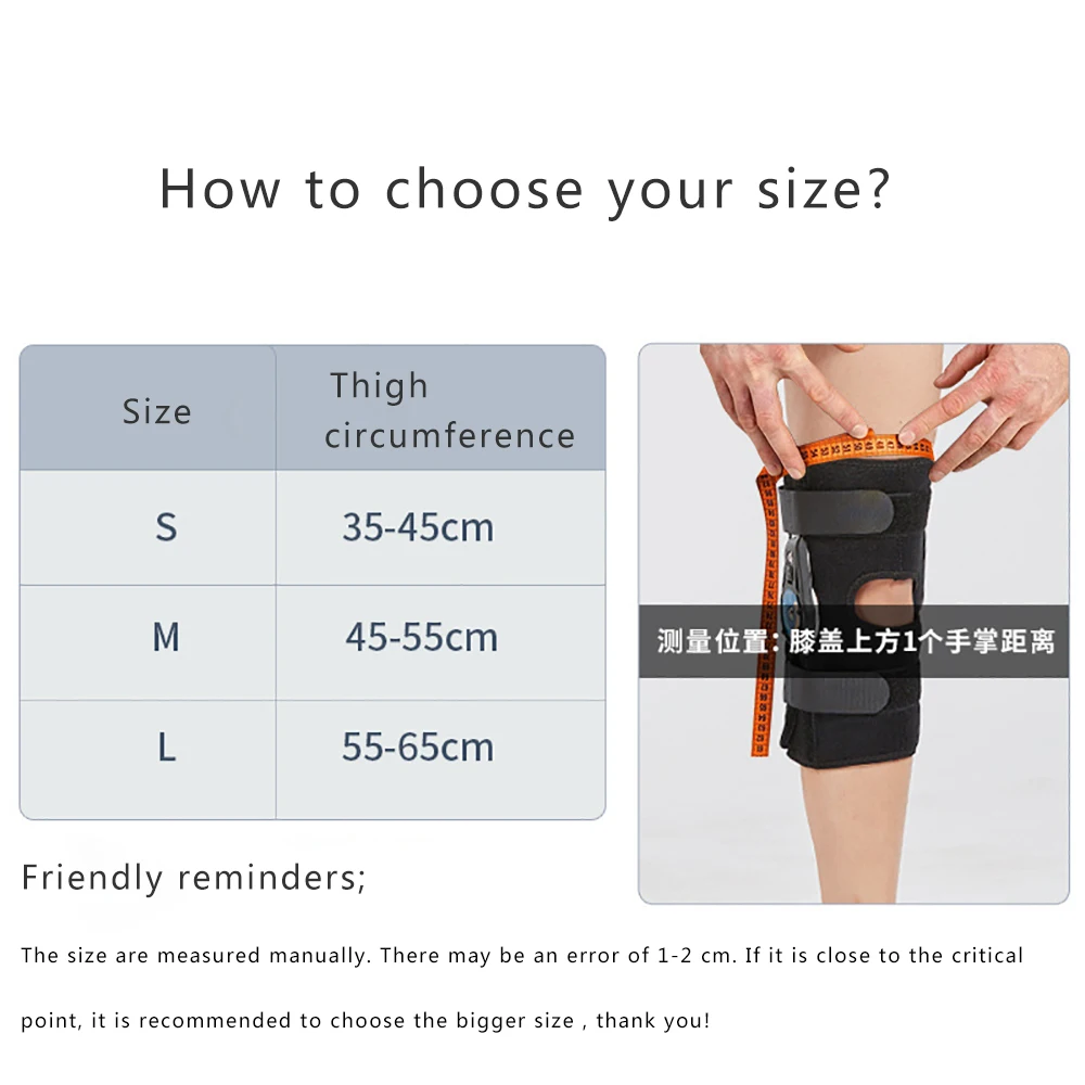Медицинский бандаж на колено HKJD ортопедическая накладка для лечения спортивных