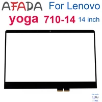 14 front glass for lenovo yoga 710 14 yoga 710 14ikb touch screen digitizer assembly with frame replacement