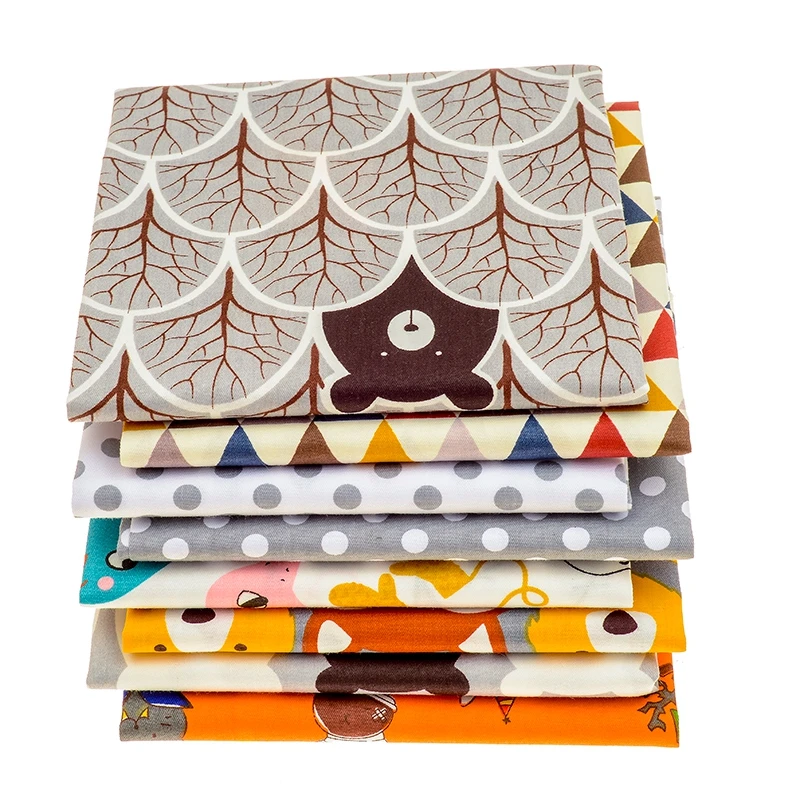

8pcs/Lot,40*50 Jungle Animals Series,Printed Twill Cotton Fabric,Patchwork Cloth,DIY Sewing Quilting Material For Baby&Child
