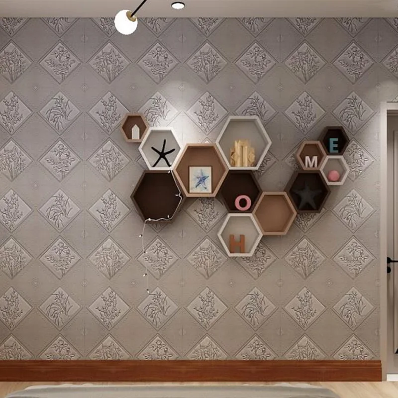 Пилинг и палка 3D стеновые панели клей пена настенные бумажные наклейки для ТВ