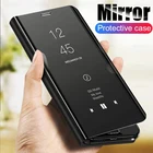 Умный зеркальный кожаный чехол sumsung a03 s, флип-чехол для samsung galaxy a03s, a 03 s, sm-a035fds, 6,5 дюйма, Магнитная подставка-книжка, coque funda