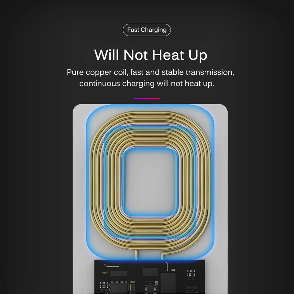 FDGAO Qi Беспроводное зарядное устройство приемник Pad катушка для iPhone 5 5S SE 6 6S 7 Plus беспроводной зарядный адаптер коврик для Andriod type C