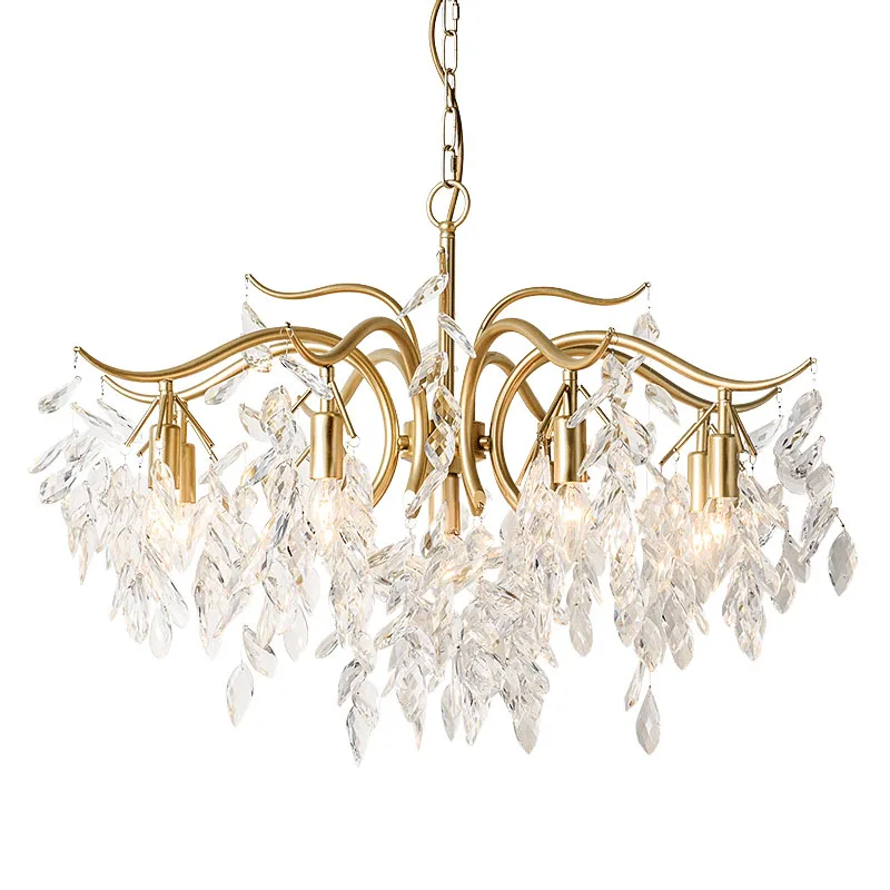 Американские роскошные люстры пасторальный пост современные для гостиной