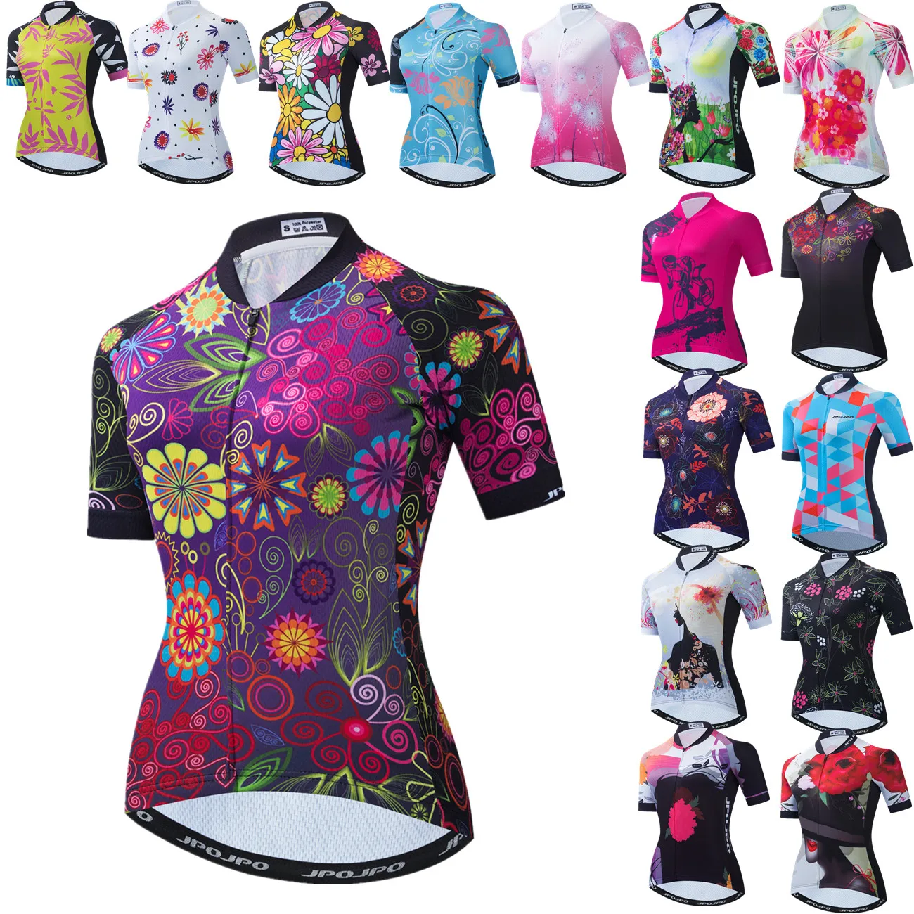 

2021 Team Cycling Jersey Women Summer Short Sleeve MTB Bike Jersey Maillot Ciclismo Road Bike Racing Shirt Quick Dry