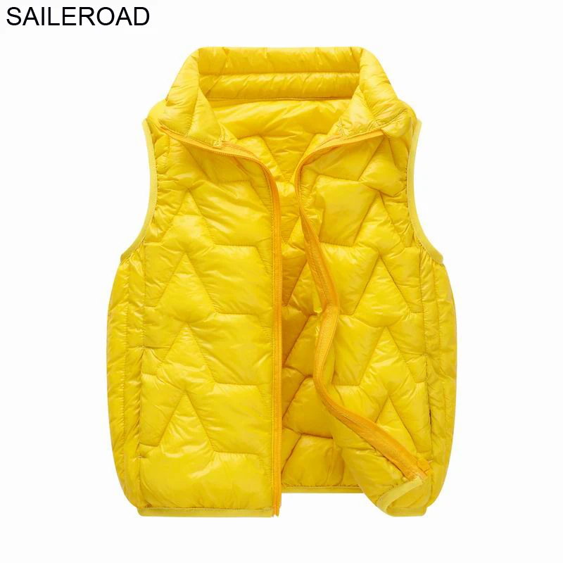SAILEROAD 5-13лет Подростки Жилеты для мальчиков Большой детский жилет Повседневная одежда для девочек Осень Зима Теплая Перейти в школу Одежда