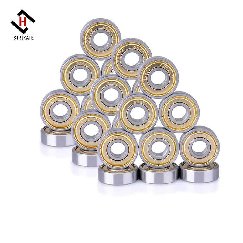 100pcs High Speed ABEC 11 Retro Silver Skateboard bearing 608 ZZ Skateboard bearings double shielded miniature ball bearings