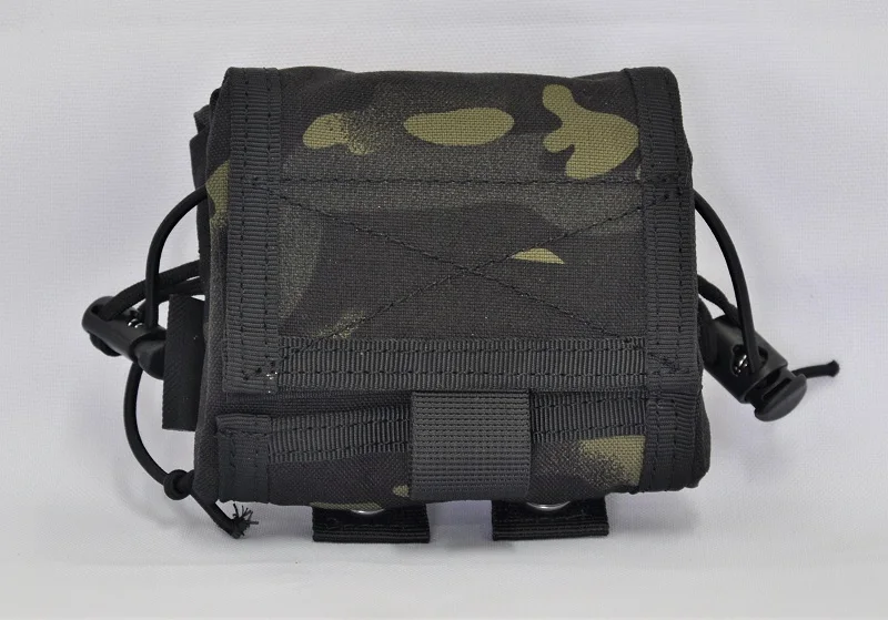 Black CP SOETAC Открытый тактический складной Molle поясная сумка рециркулирующая сумка - Цвет: Black CP