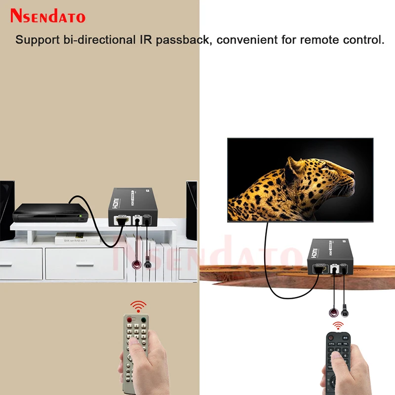 LKV375N 4K 60 Гц HDMI удлинитель HDBaseT over Cat6/6e/7 70 м Удлинительный кабель сетевой передатчик