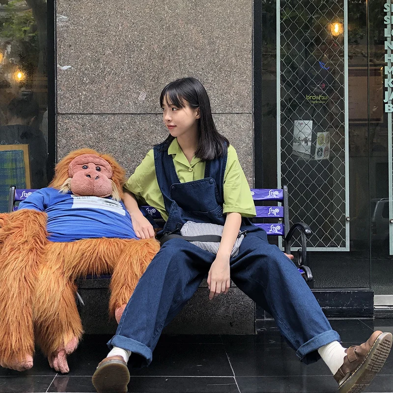 Джинсы женские в стиле ретро летние прямые свободные | Женская одежда