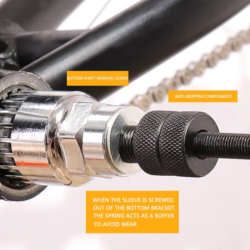 

Bicycle Bottom Bracket Removal Tool Mountain Bike Axle Install Repair Tools Chainwheel Axis Remove Sleeve Square Hole Spline