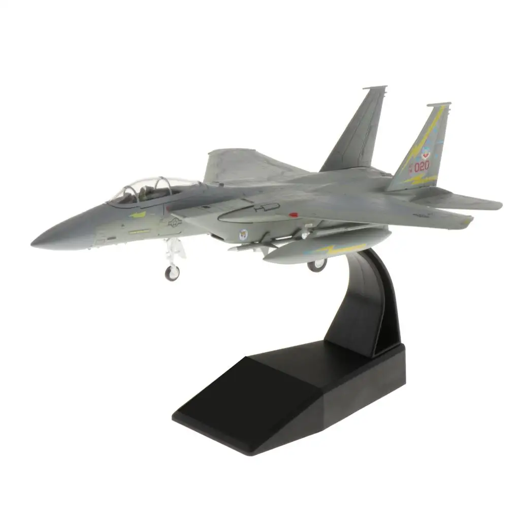 Escala 1:100 americano F-15 luchador &aacute;guila modelo de avi&oacute;n juguete modelo de avi&oacute;n chico regalo-1