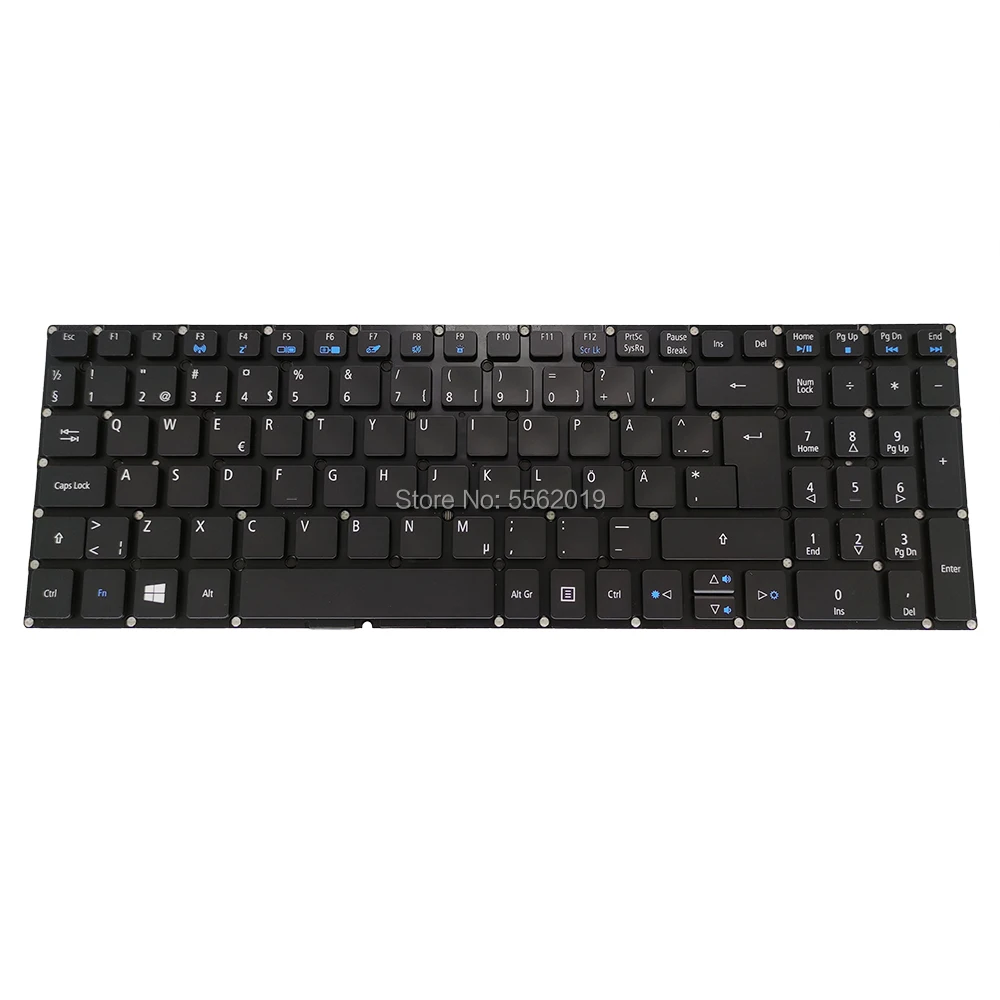 

OVY SD клавиатура с подсветкой для Acer Aspire R15 R5 571 TG R5-571T, черные ноутбуки, клавиатуры, шведская, Бельгийская версия, сюрприз, цена