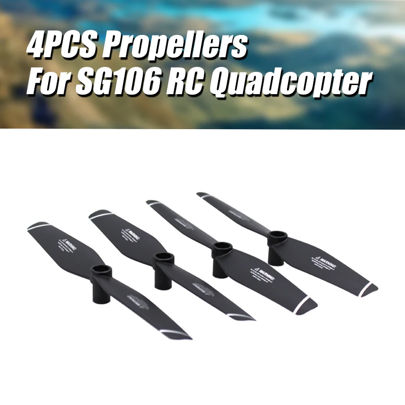Оригинальные 4 шт. SG106 запасные части лопасти пропеллеры для RC Quadcopter Drone