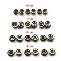new arrived 6 7 8 9 mm stainless steel high precision ball bearing for airsoft aeg gearbox 6pcsset super hard quiet smooth