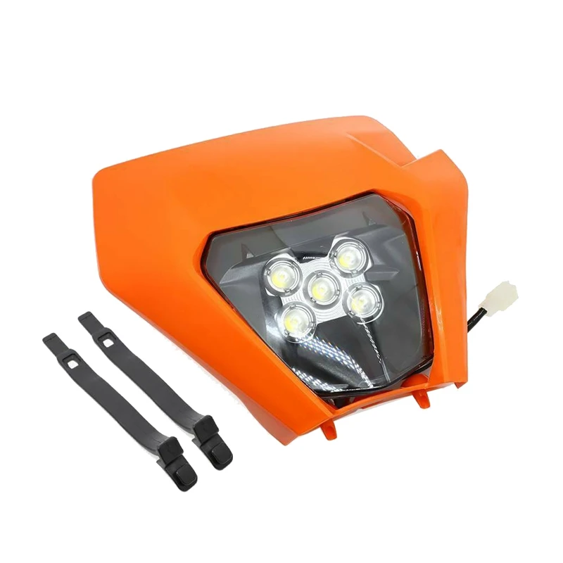 

Фары для кроссовых и обычных мотоциклов 6000K светодиодный головной светильник лампа для KTM SX SXF XC XCF XCW 250 300 350 450 эндуро