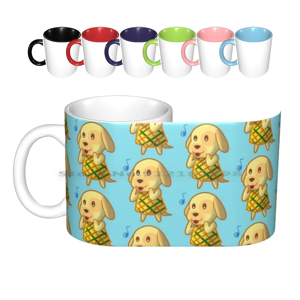 

Goldie-Animal Ceramic Mugs Coffee Cups Milk Tea Mug Dog Animal Goldie Creative Trending Vintage Gift Bottle Cup