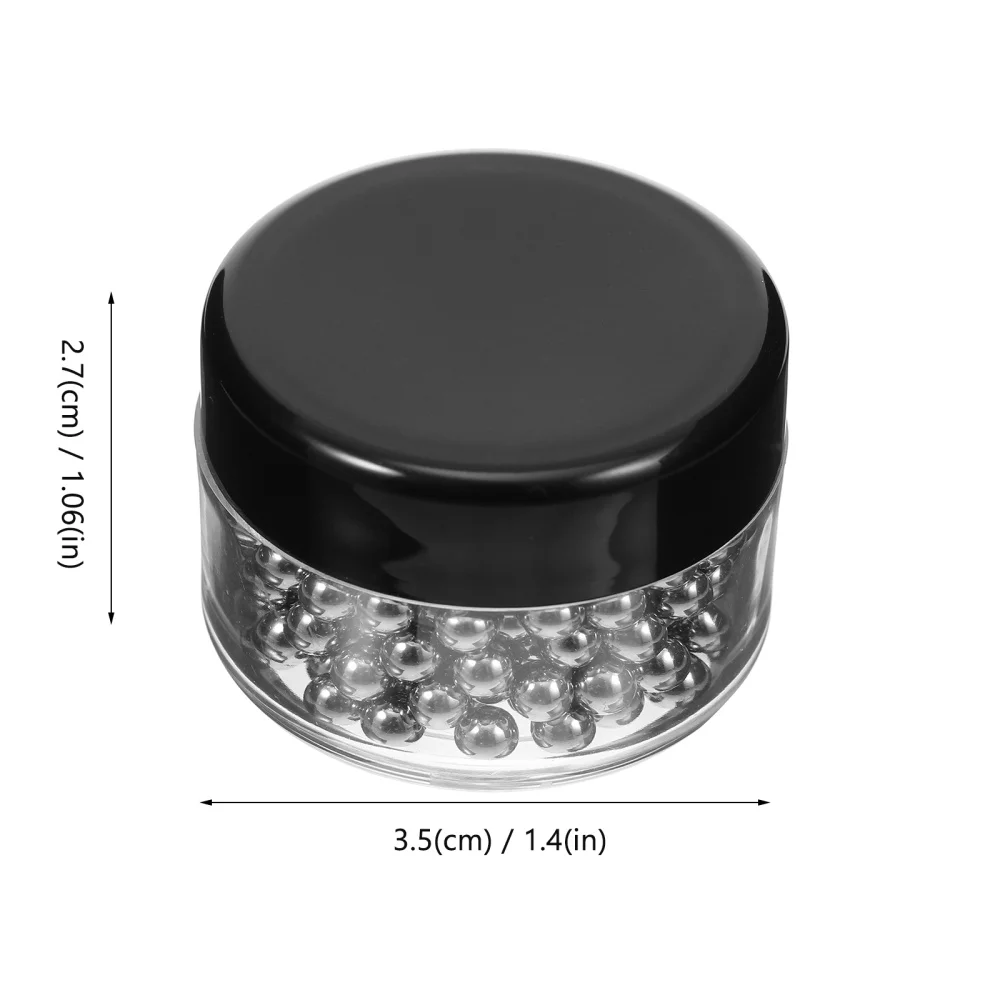 

300Pcs Glass Decanter Cleaning Pellets Glassware Cleaning Beads (Silver)