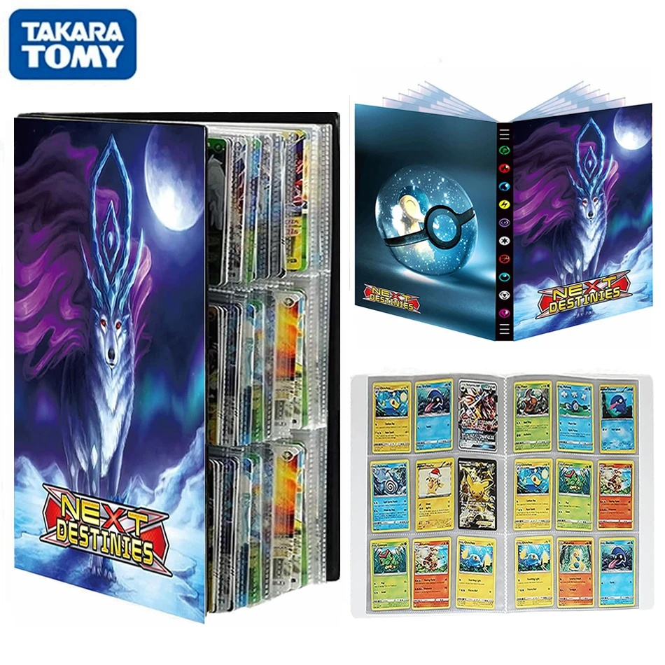 

Альбом с покемоном TAKARA TOMY, 9 карманов, 432 шт.