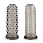Многоразовый силиконовый презерватив для мужчин, презервативы с шипами в горошек для фаллоимитатора, интимные игрушки