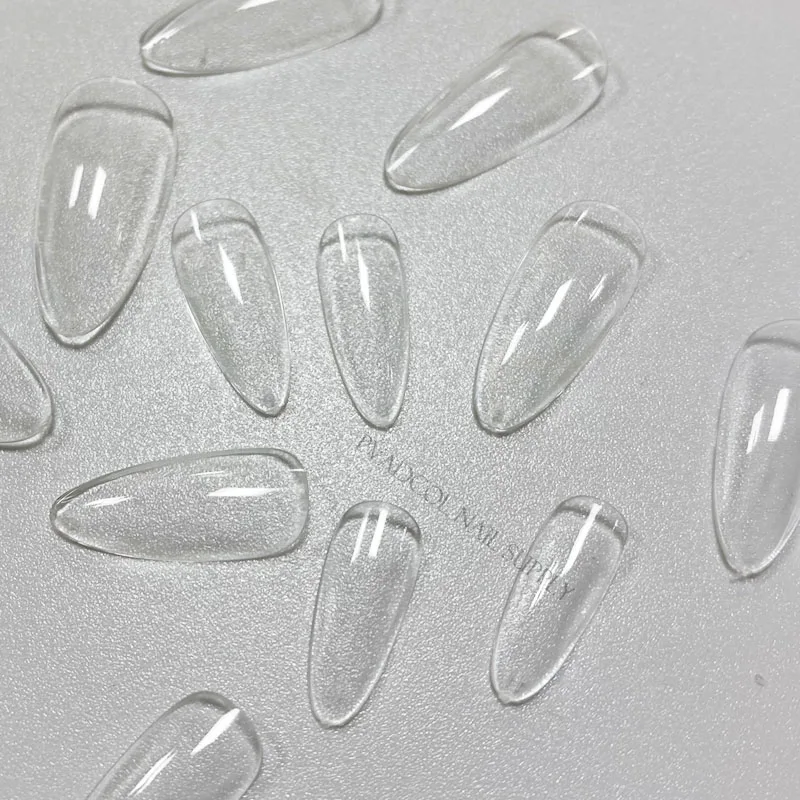 120 шт./кор. мгновенные Мягкие Гелевые накладные ногти скульптурный гель тонкий