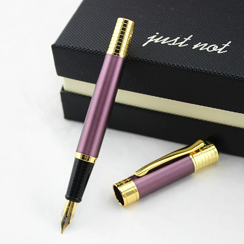 

Перьевая ручка DIKA WEN с металлическими чернилами, элегантные Канцтовары для школы и офиса, роскошный подарок для письма