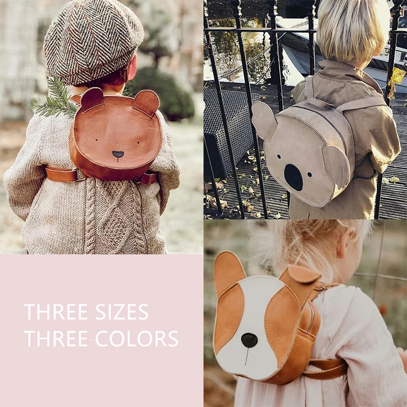 Из натуральной кожи! Австралийский бренд школьная сумка с животными для