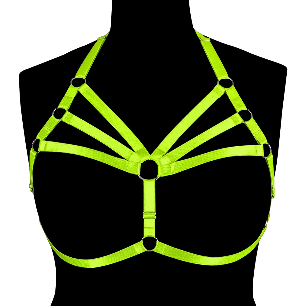 Женское нижнее белье Rave Wear подвязки в готическом стиле для БДСМ комплект ремней с