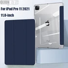 Чехол-книжка для планшета Apple ipad pro, A2377, A2301, A2459, кожа, 2021 дюйма