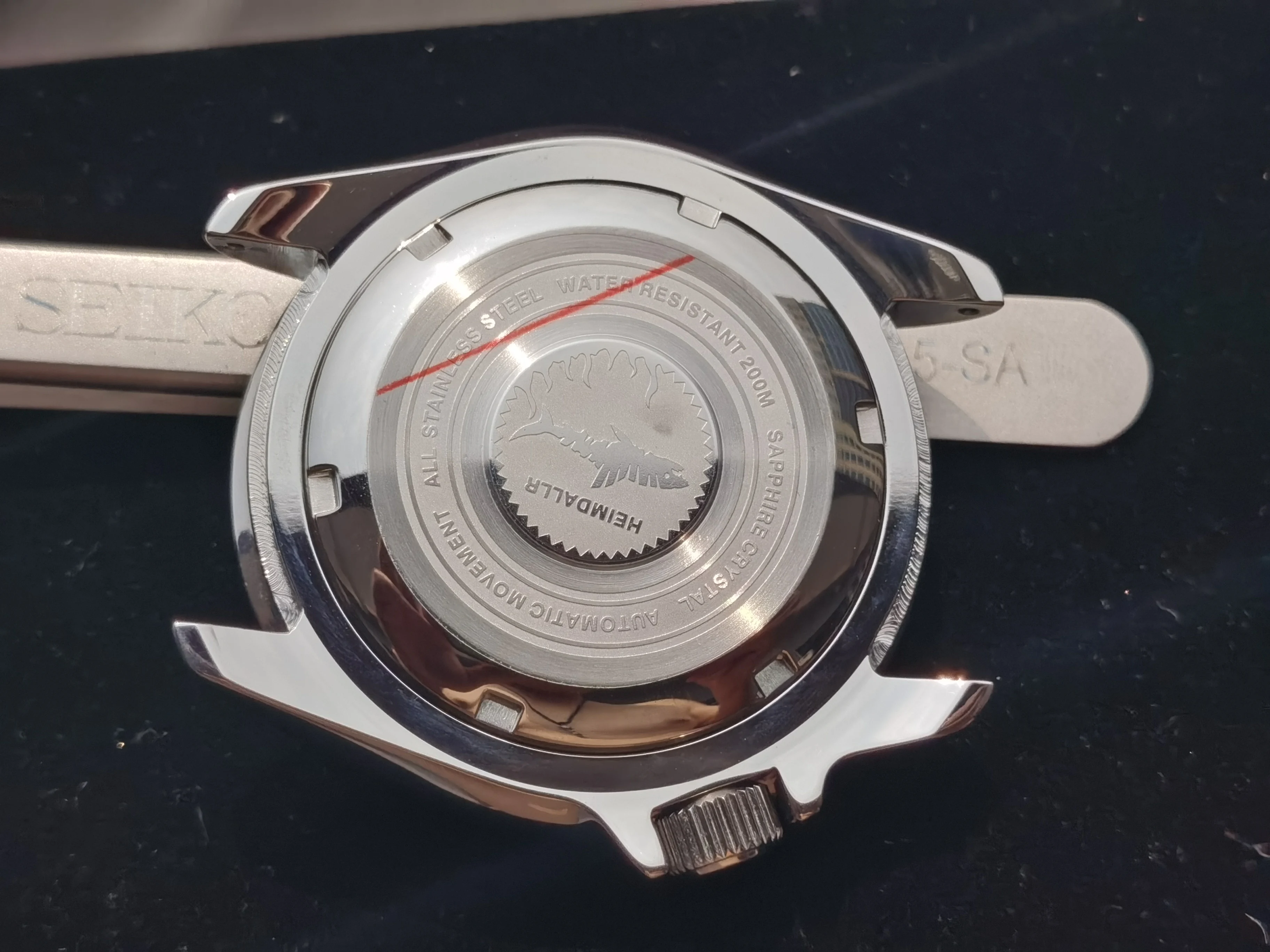 

SKX007 Modified Yacht Circle Muddy Water Ghost Diving Watch Steel Shell with Seiko NH35A/NH36A Movement