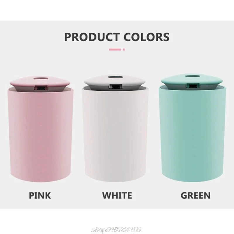 

260ml LED Mini Air Humidifier Aroma Mist Purifier Maker USB Charging Aroma Essential Oil Diffuser N13 20 Dropshipping