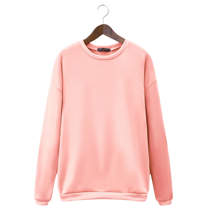 Pink Толстовки женские розовые женские платья с капюшоном толстовки женские с длинным рукавом Повседневные пуловеры с капюшоном одежда толстовка - Цвет: Pink